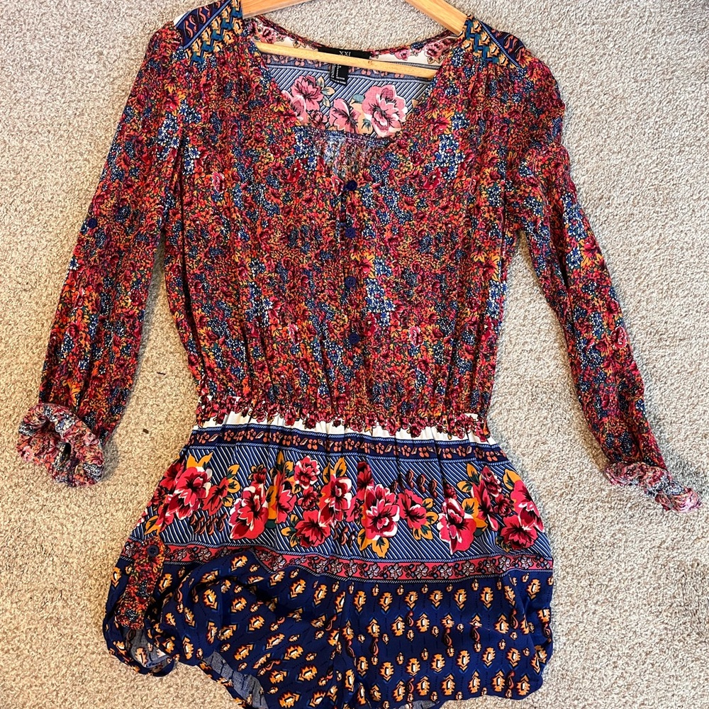 Forever 21 Floral romper
